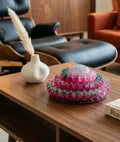 Rose Garden Ruffled & Hobnob Resin Tray Set with Sea Urchin | 4-Piece Set Peppered Moth Studios 