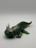 Resin Axolotl Pot Decor | Garden & Fishtank Art Peppered Moth Studios, LLC 
