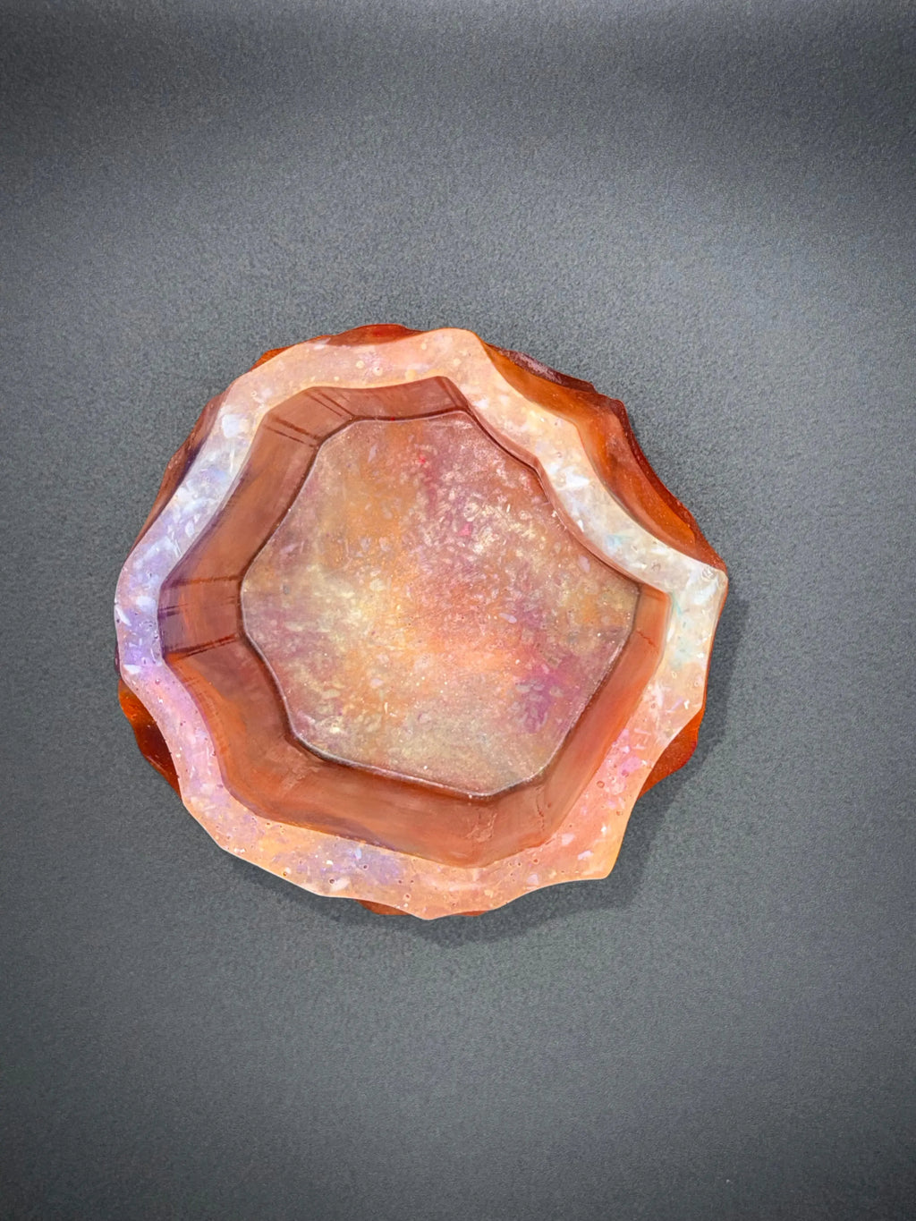 October Skies at Mountain Loop | Octagonal Container | Vase | Planter Peppered Moth Studios