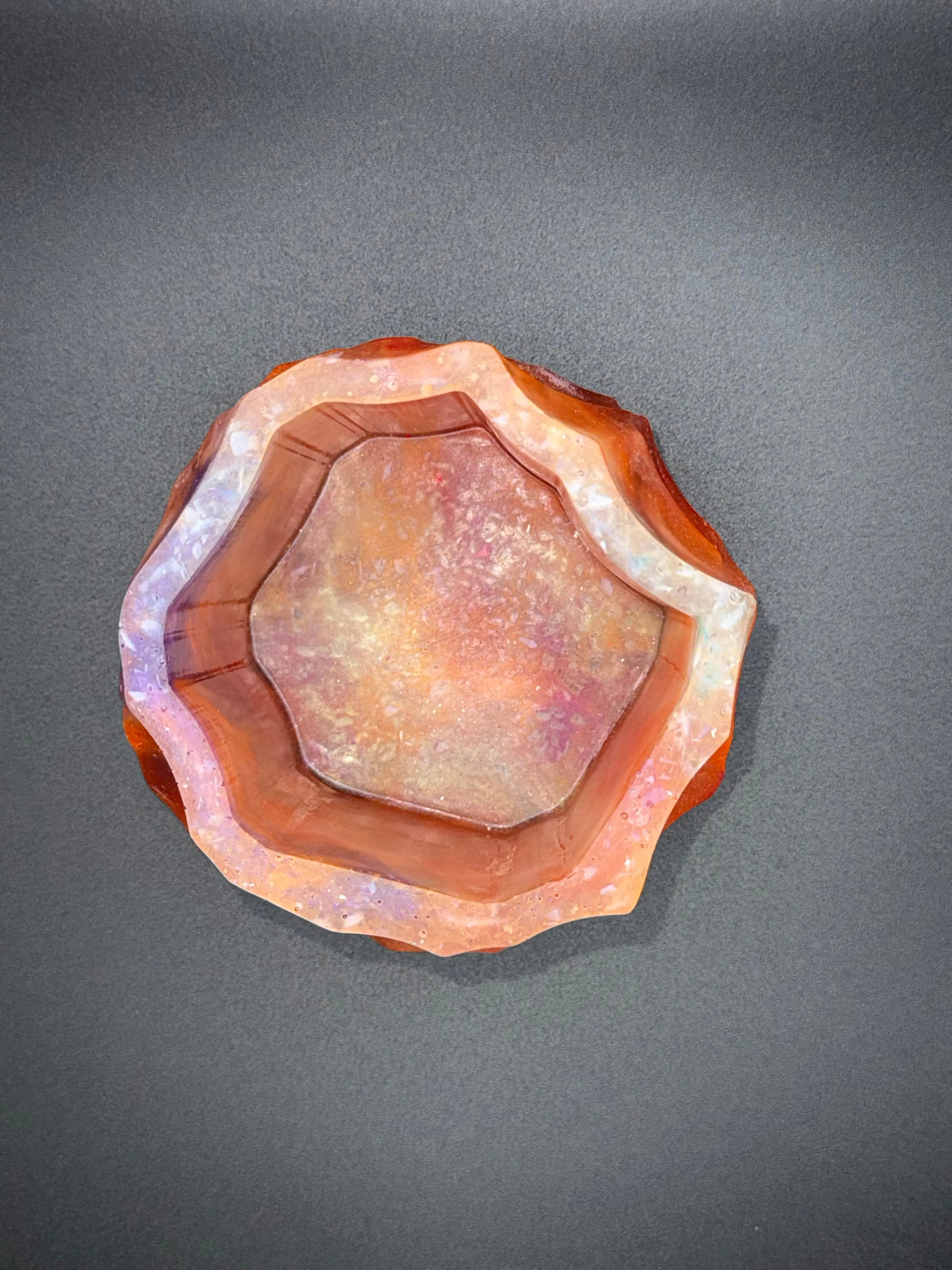 October Skies at Mountain Loop | Octagonal Container | Vase | Planter Peppered Moth Studios