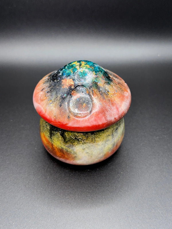 Running Down a Dream Multicolor  | Mushroom Container Peppered Moth Studios