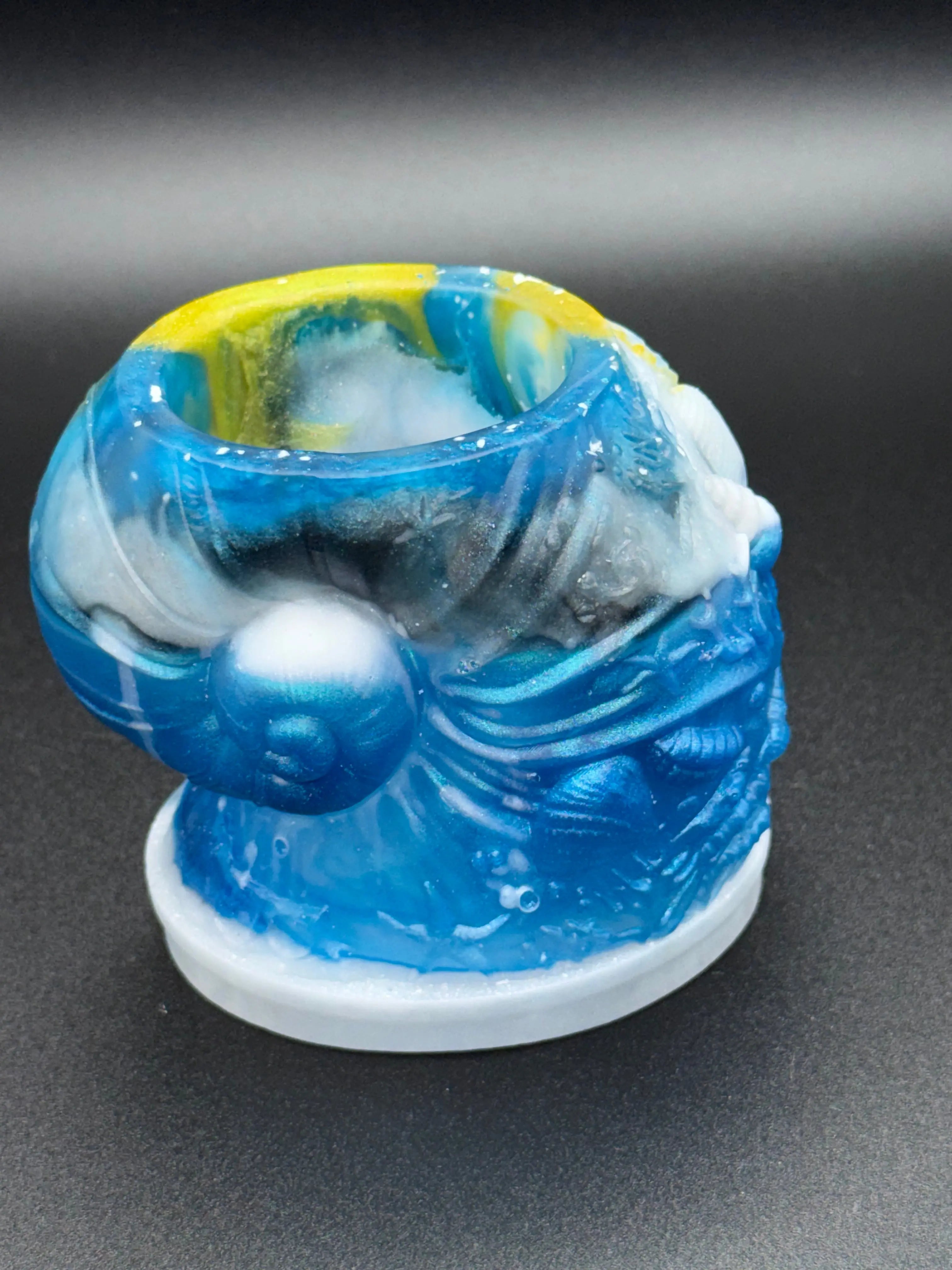 Tide Pool | Planter or Candle | Succulent Shell Pot Peppered Moth Studios