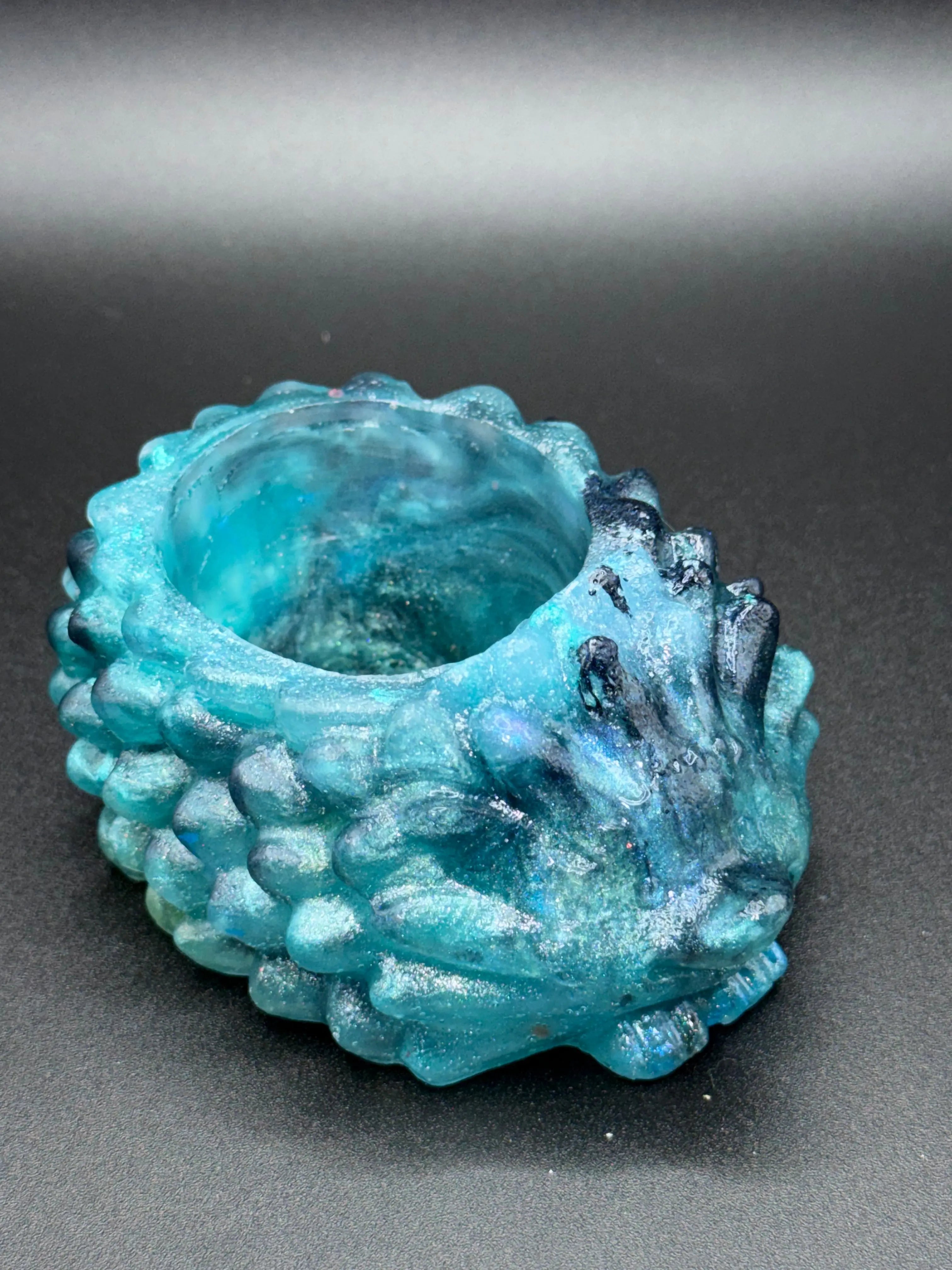 Diablo Lake | Hedgehog Pot with Drainage Peppered Moth Studios