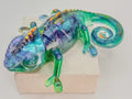 Galaxy Chameleon Resin Sculpture Peppered Moth Studios, LLC 