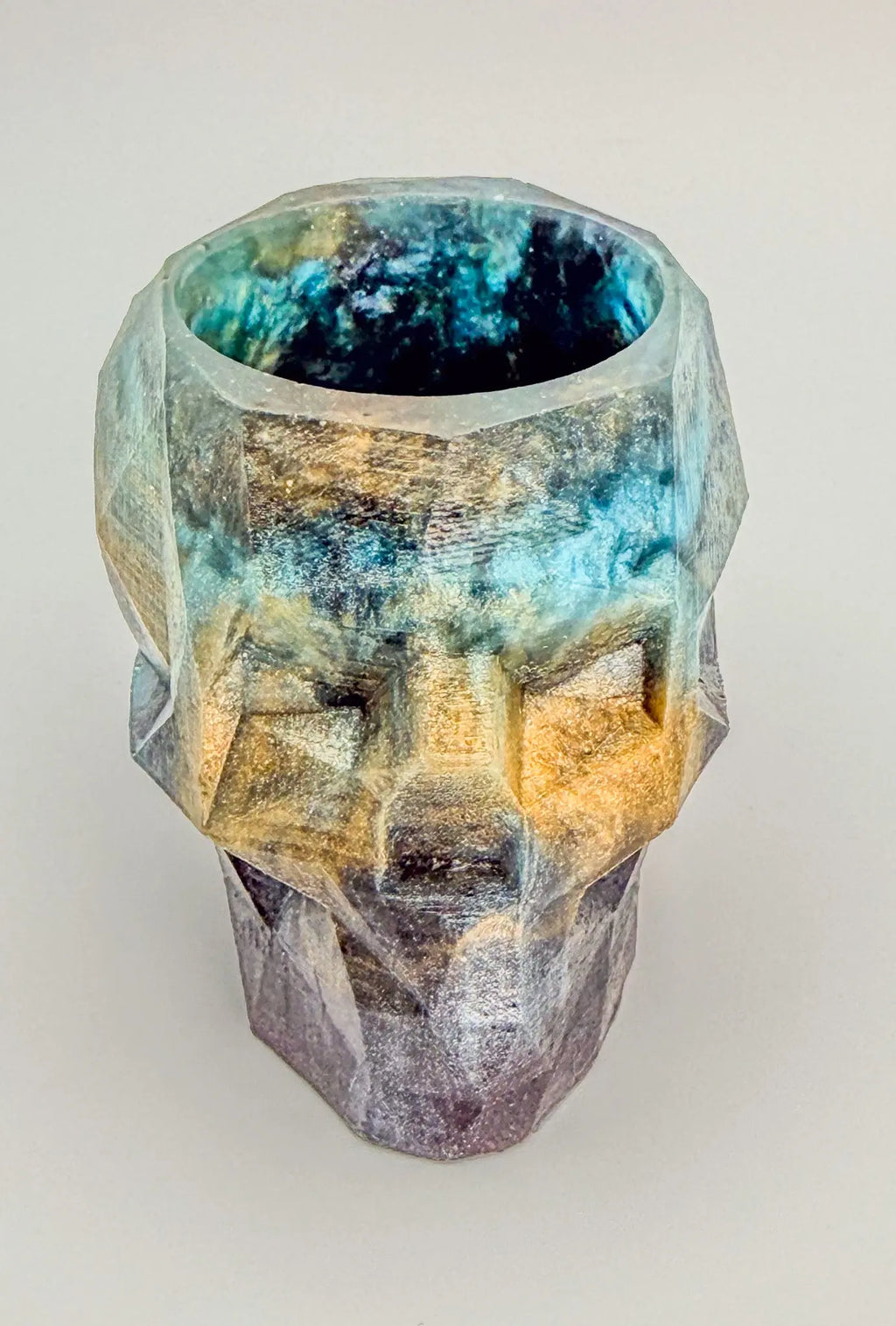 Dirt | Multicolor | Geometric Skull Peppered Moth Studios, LLC 