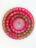 Rose Garden Ruffled & Hobnob Resin Tray Set with Sea Urchin| Set of 3 Peppered Moth Studios 