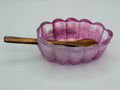 Pink, Gold & Clear Geode Resin Spoon Rest Peppered Moth Studios, LLC 